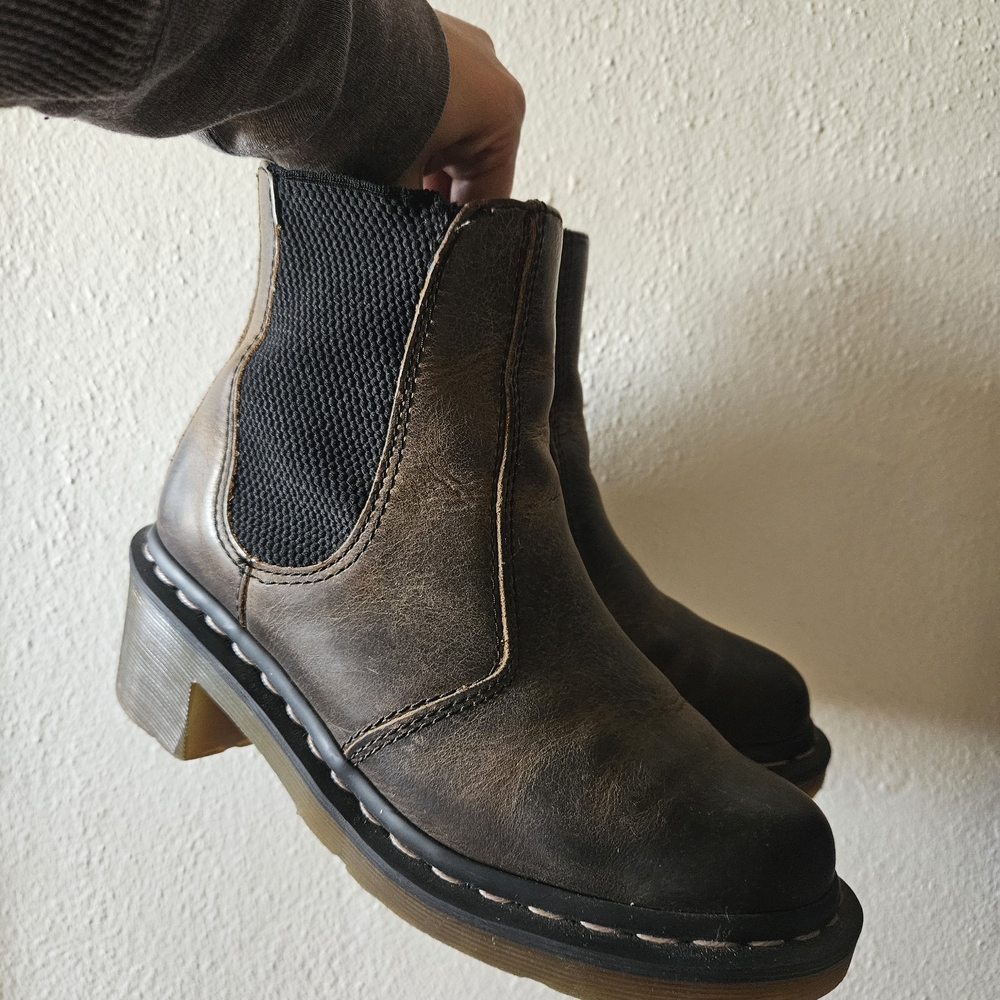 Brown Leather Ankle Boots